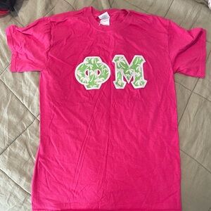 Pink Phi Mu Tshirt